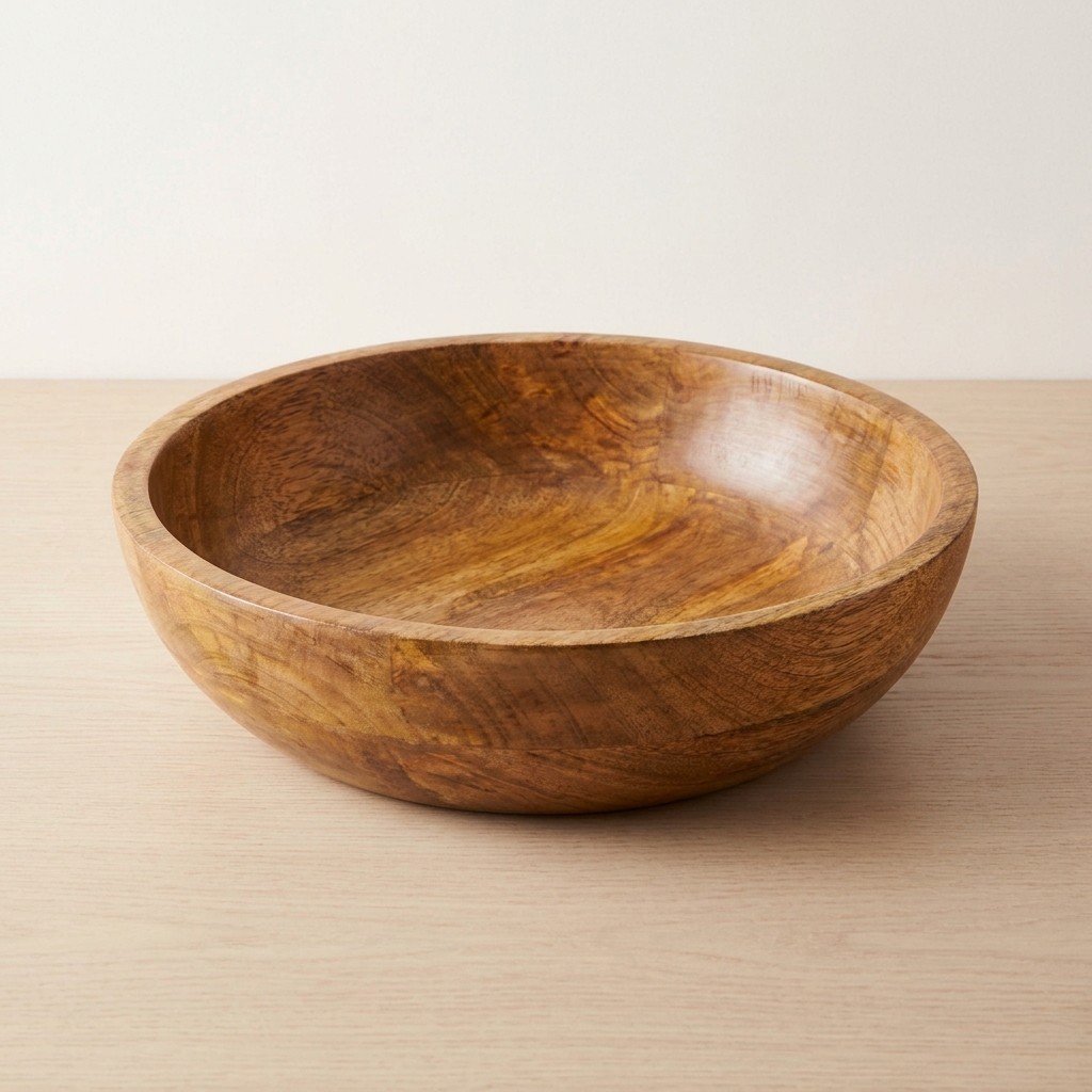 Mango Wood Decorative Bowl